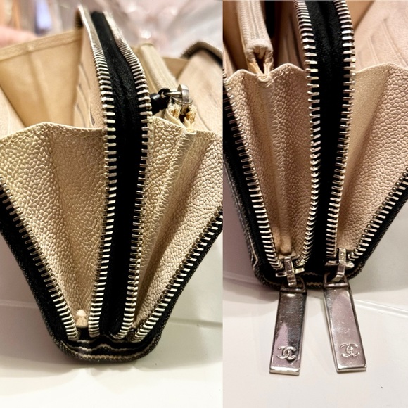 SOLD ❌ Chanel Denim Double Zippy Wallet - Picture 13 of 15